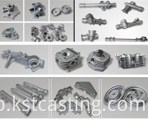 Aluminum Gravity Cast Auto Spare Parts Customized Casting Auto bahin